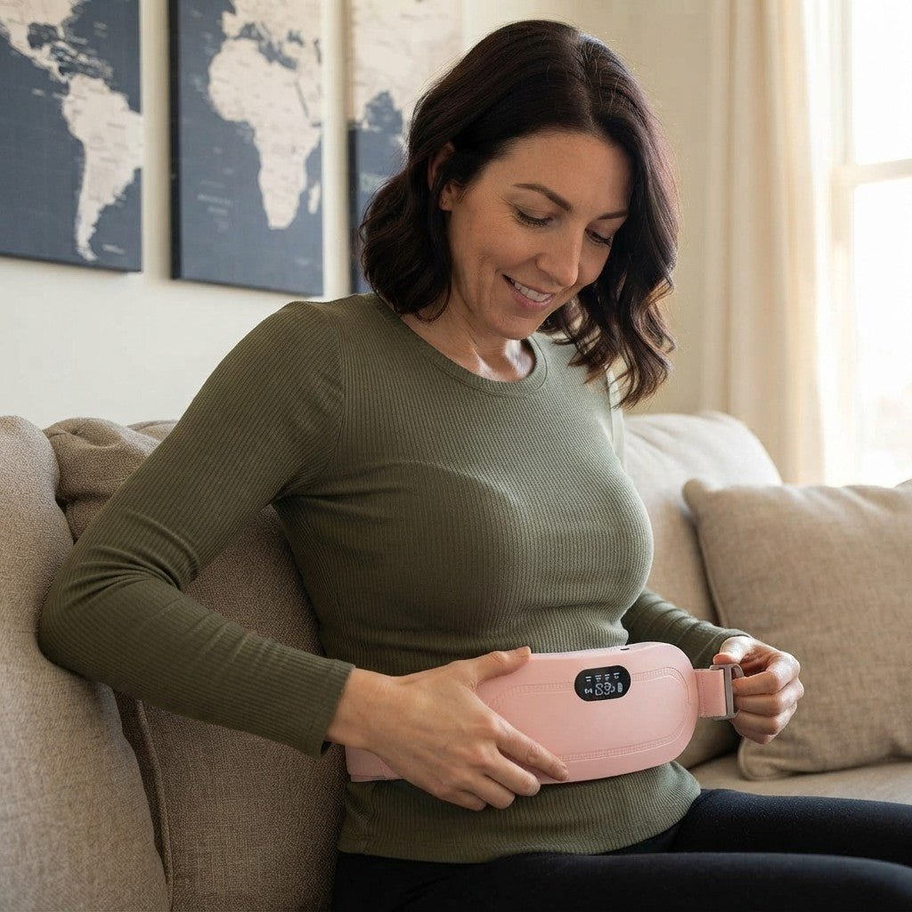 Electric Menstrual Heating Massager Belt